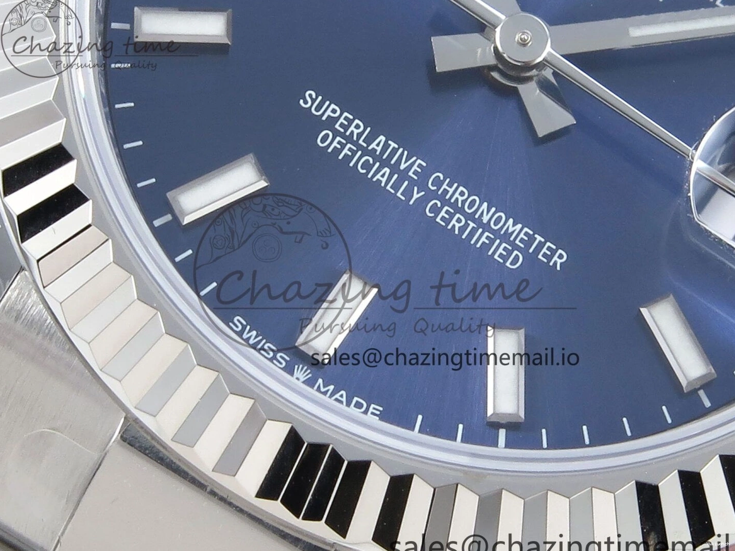 Marker 278274 Dial Stick Blue ARF Oyster 2688 DateJust Edition 904L Best ETA 31 on Steel 1:1 Bracelet SS 0309
